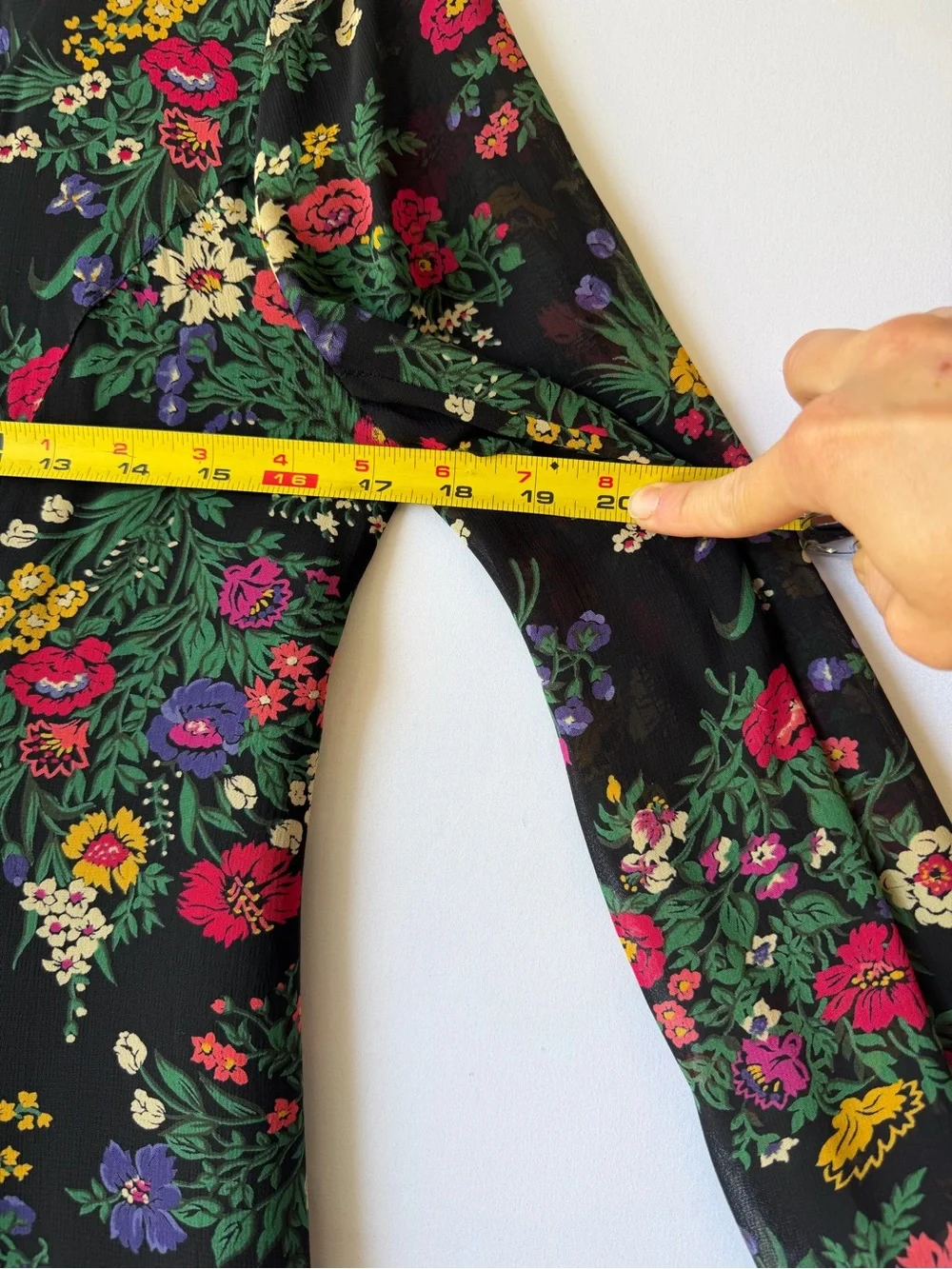 Vintage 90s Liz Claiborne Black Floral Maxi Dress Cottagecore Corset Back Sz 8